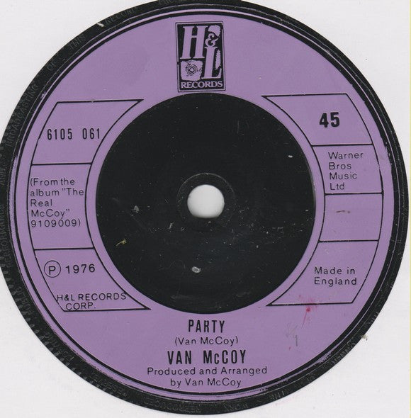 Van McCoy - Party (7", Single)
