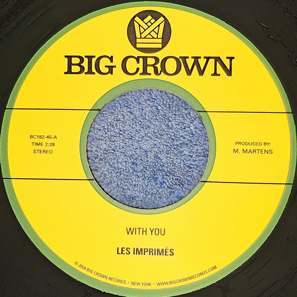 Les Imprimés - With You (7", Single)