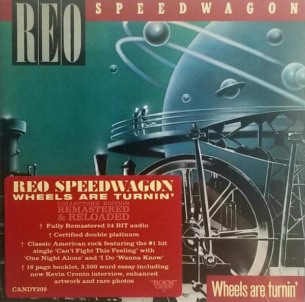 REO Speedwagon - Wheels Are Turnin' (CD, Album, RE, RM)