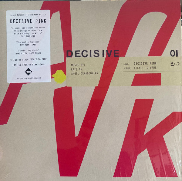 Decisive Pink - Ticket To Fame (LP, Ltd, Pin)