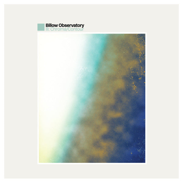 Billow Observatory - III: Chroma/Contour (CD, Album)