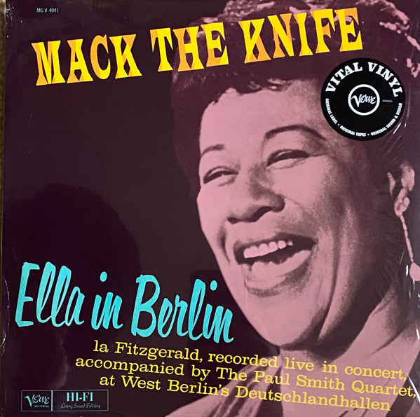 Ella Fitzgerald - Mack The Knife - Ella In Berlin (LP, Album, RE)
