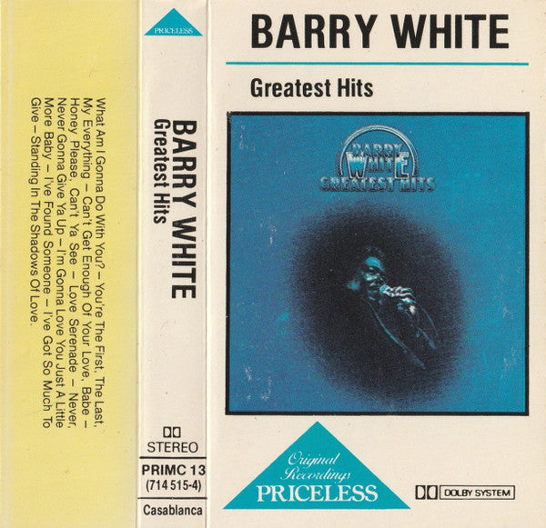 Barry White - Greatest Hits (Cass, Comp, RE)