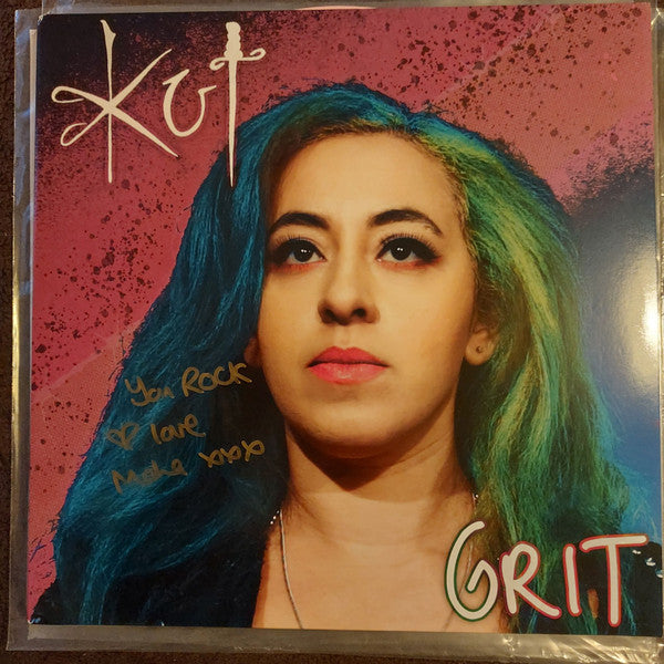 The Kut - Grit (LP, Album, Pin)