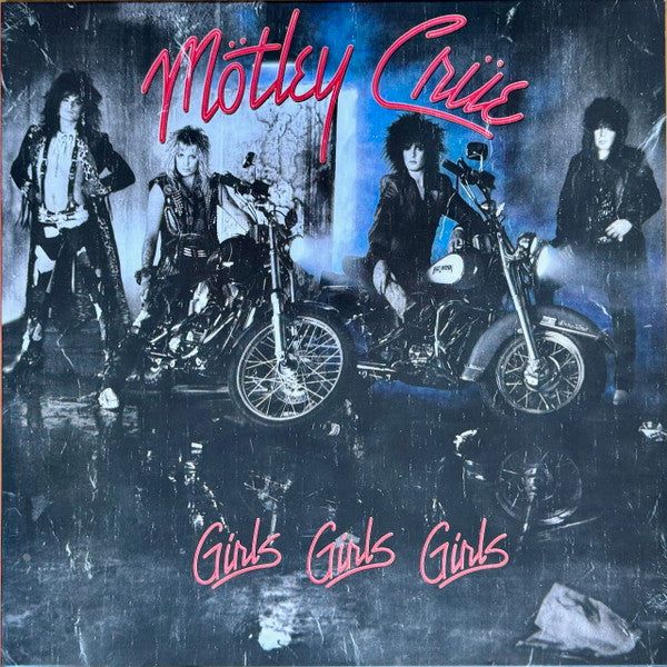 Mötley Crüe - Girls, Girls, Girls (LP, Album, RE, RM, 40t)