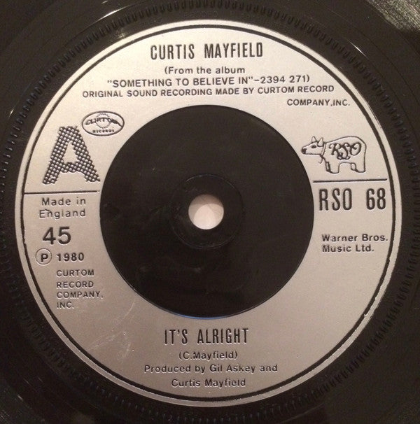 Curtis Mayfield - It's Alright (7", Single)