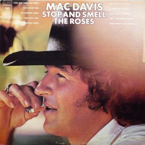 Mac Davis - Stop And Smell The Roses (LP, Album)