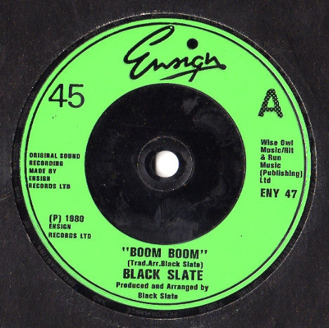 Black Slate - Boom Boom / Legalize Collie Herb (7")