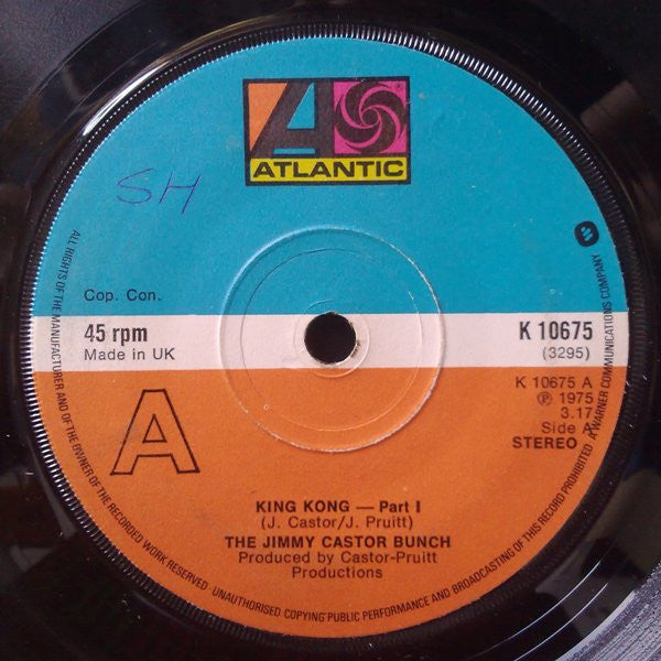 The Jimmy Castor Bunch - King Kong (7", Sol)