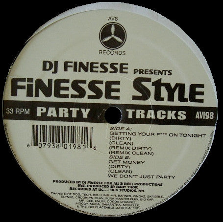 DJ Finesse - Finesse Style (12")