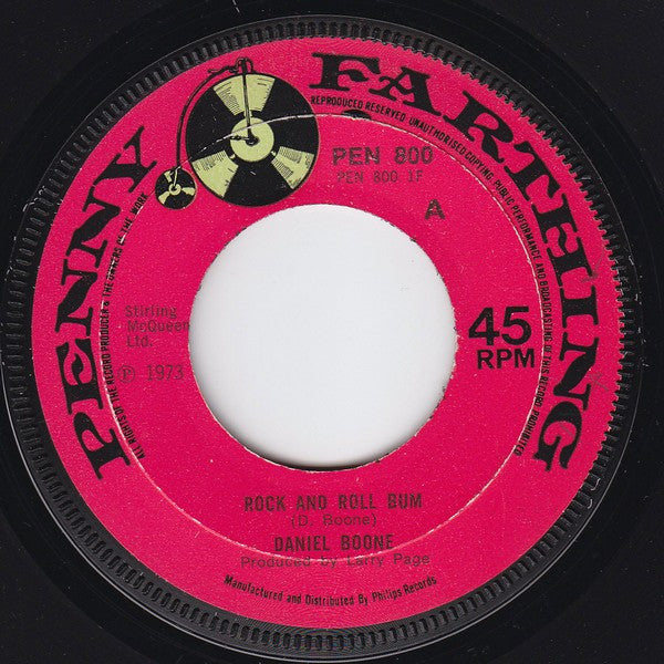 Daniel Boone - Rock And Roll Bum (7")