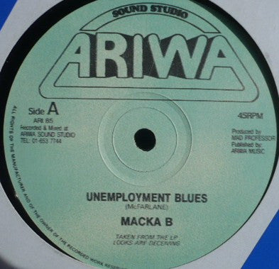 Macka B - Unemployment Blues (12")
