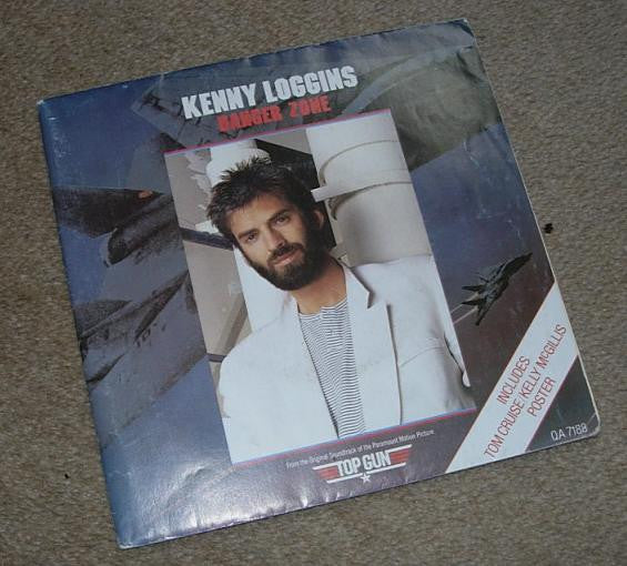 Kenny Loggins - Danger Zone (7", Single, Pos)