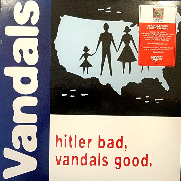 Vandals* - Hitler Bad, Vandals Good. (LP, Album, Ltd, Blu)