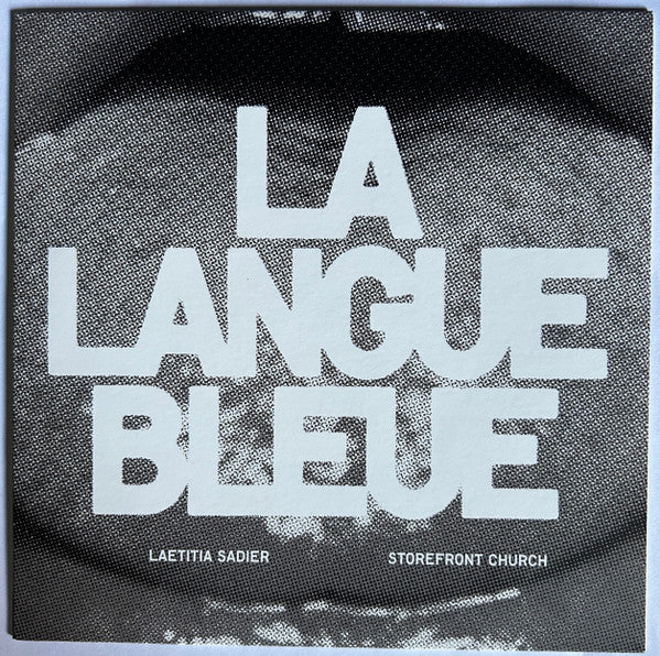 Laetitia Sadier & Storefront Church - La Langue Bleue (7", Single, Ltd)