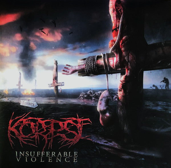 Korpse (4) - Insufferable Violence (LP, Album, Ltd, Red)