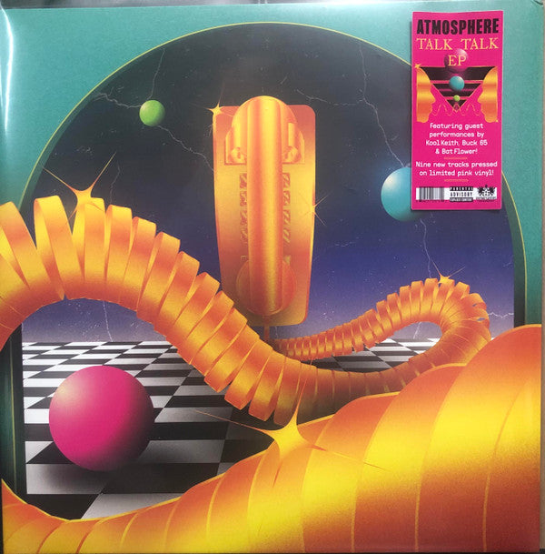 Atmosphere (2) - Talk Talk EP (12", EP, Ltd, Pin)
