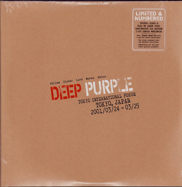 Deep Purple - Live In Tokyo 2001 (4xLP, Album, Ltd, Num, RE, RM, Cry)