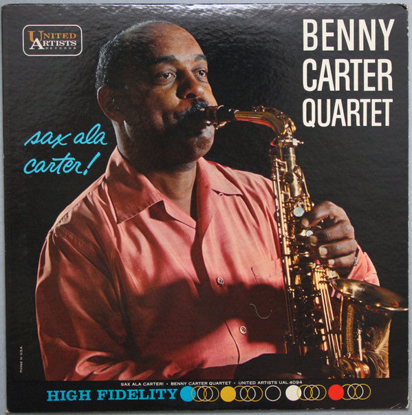 Benny Carter Quartet* - Sax A La Carter! (LP, Album, Mono)