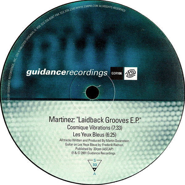Martinez - Laidback Grooves E.P. (12", EP)