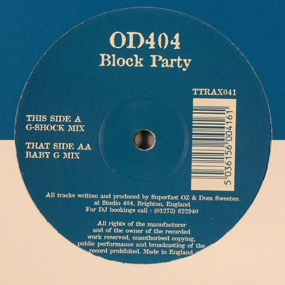 OD404 - Block Party (12")