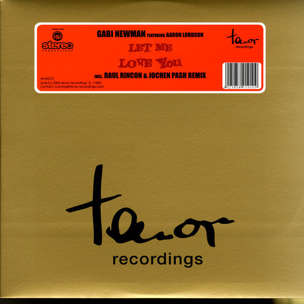 Gabi Newman - Let Me Love You (12")