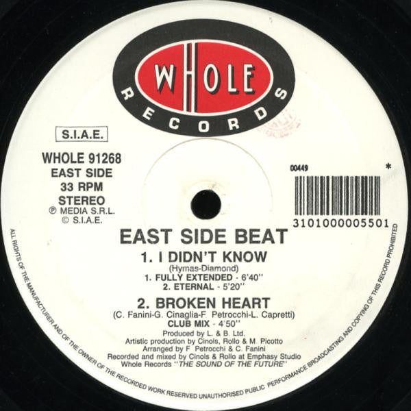 East Side Beat - I Didn't Know (12", Single)