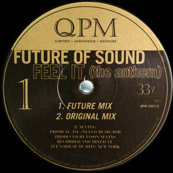 Future Of Sound - Feel It (The Anthem) (12")
