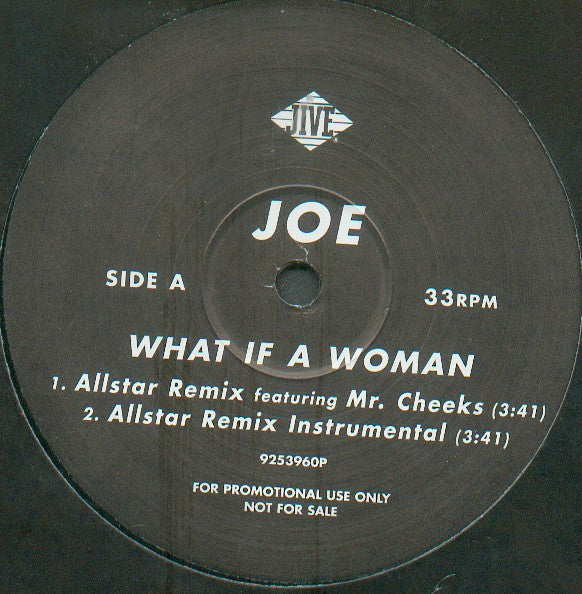 Joe - What If A Woman (12", Promo)