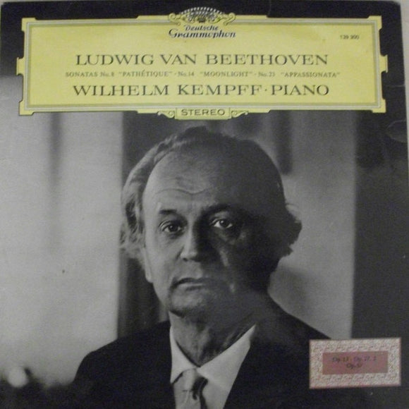 Ludwig van Beethoven - Wilhelm Kempff - Piano Sonatas 8, 14, 23 (LP, RP)
