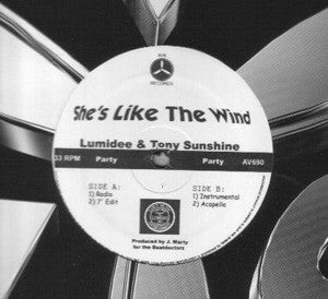Lumidee & Tony Sunshine - She's Like The Wind (12")
