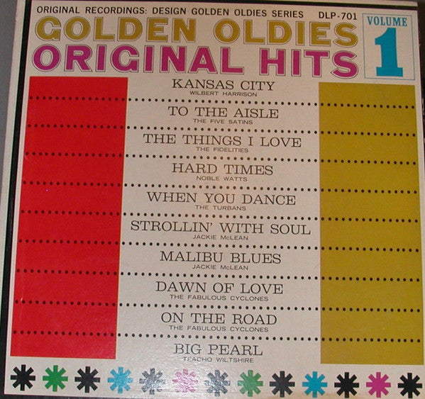 Various - Golden Oldies Original Hits Volume 1 (LP, Comp, Mono)