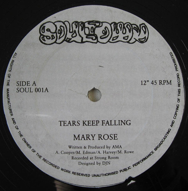 Mary Rose - Tears Keep Falling (12")