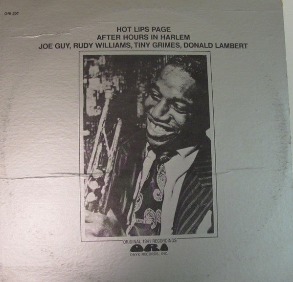 Hot Lips Page - After Hours In Harlem (LP, Comp, Mono)