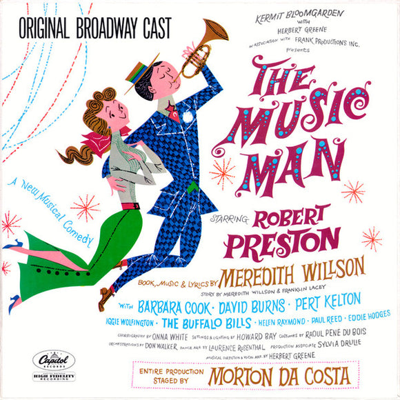 Meredith Willson - The Music Man - Original Broadway Cast (LP, Album, Mono, Scr)