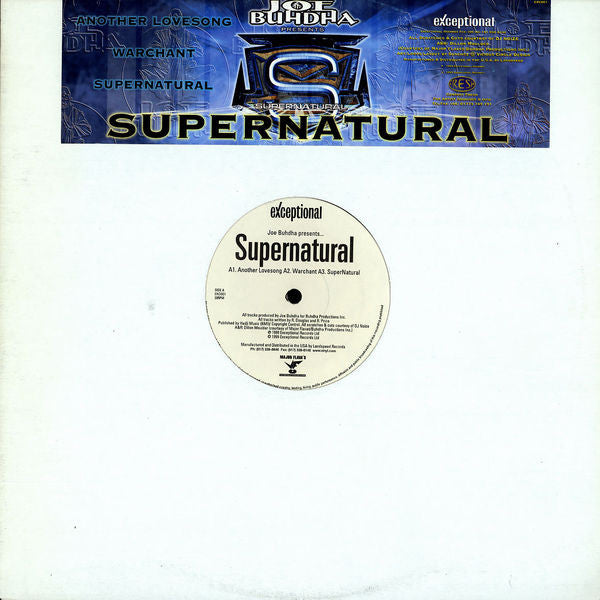 Joe Buhdha Presents Supernatural (2) - Another Lovesong (12")