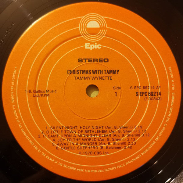 Tammy Wynette - Christmas With Tammy (LP, Album, Ora)