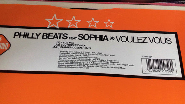 Philly Beats Feat. Sophia - Voulez Vous (12")