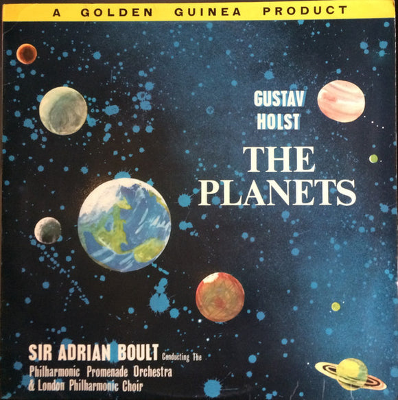 Gustav Holst - Sir Adrian Boult Conducting  The Philharmonic Promenade Orchestra & London Philharmonic Choir - The Planets (LP, Album, RE)