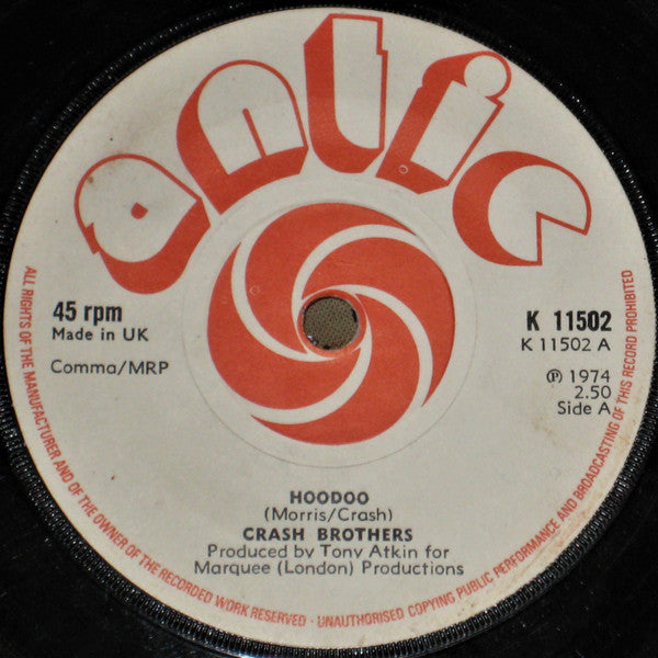 Crash Brothers - Hoodoo (7", Sol)