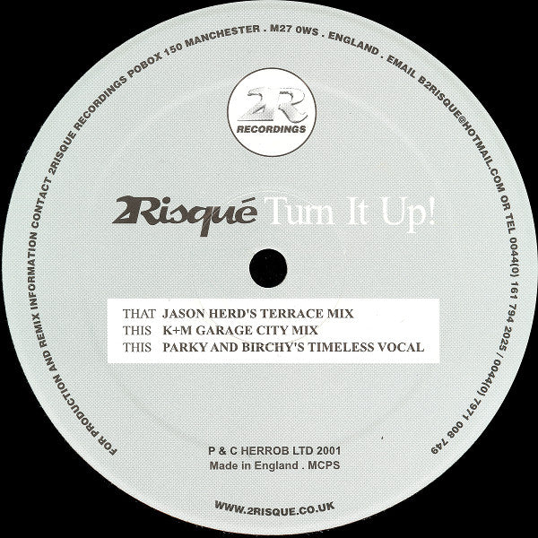 2risque - Turn It Up! (12")