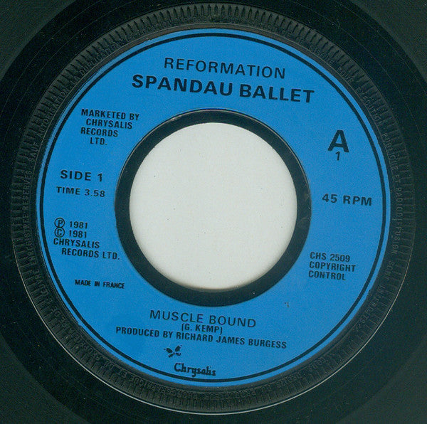 Spandau Ballet - Muscle Bound / Glow (7", Single, Fre)