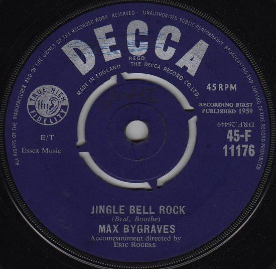 Max Bygraves - Jingle Bell Rock (7", Single)
