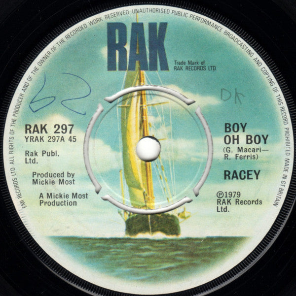 Racey - Boy Oh Boy (7", Com)