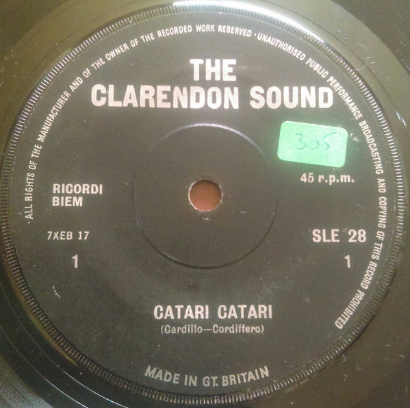 The Clarendon Sound - Catari Catari (7")
