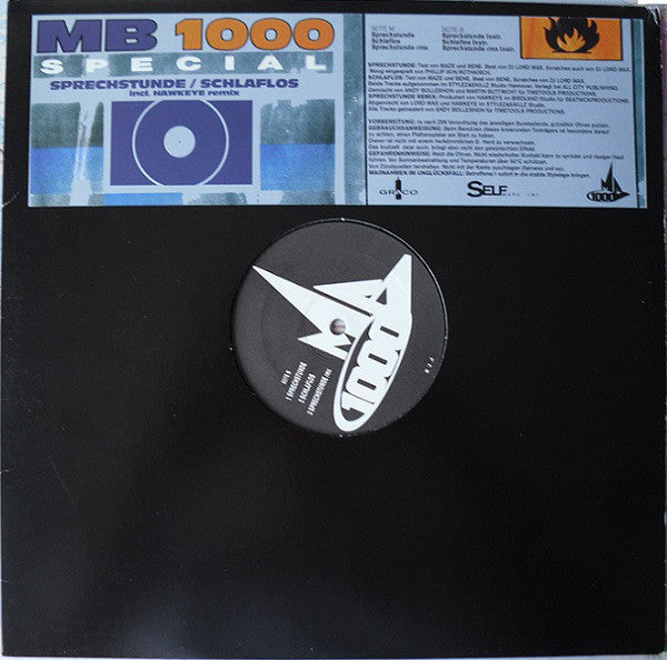 MB 1000 - Sprechstunde / Schlaflos (12")