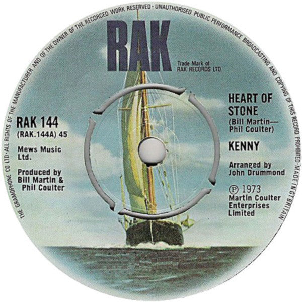 Kenny* - Heart Of Stone (7", Single)