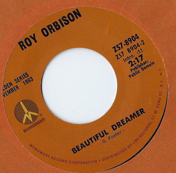 Roy Orbison - Pretty Paper (7", Single)