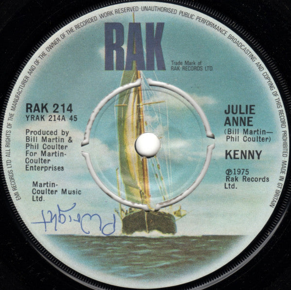 Kenny (3) - Julie Anne (7", Single)