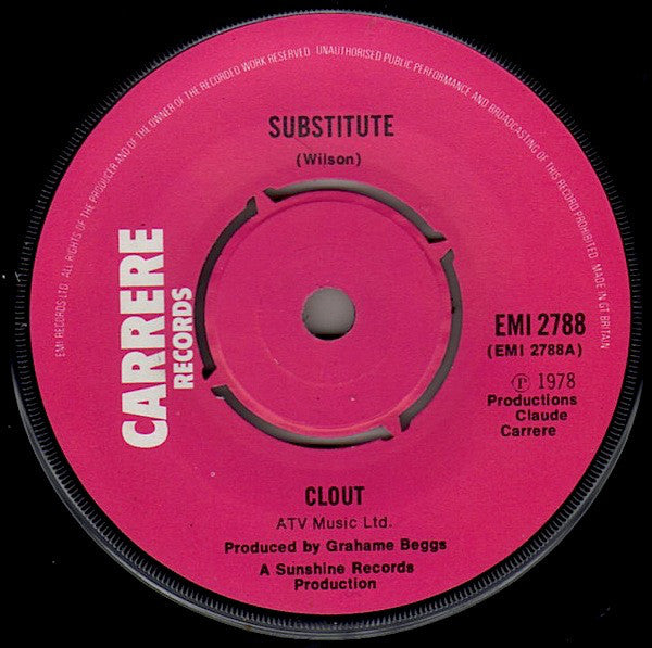 Clout - Substitute (7", Single)